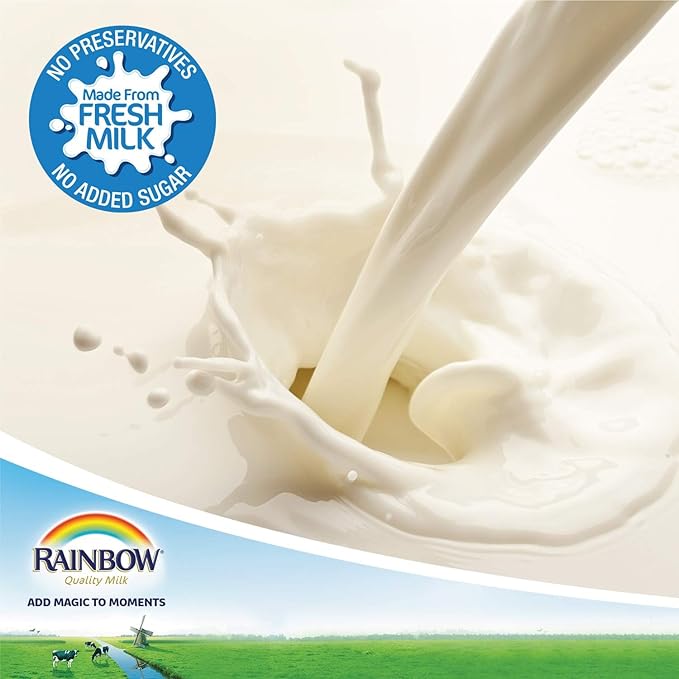 Rainbow Evaporated Milk 410 Grams 48 Pieces (Pack of 1)Rainbow Evaporated Milk 410 Grams 48 Pieces (Pack of 1)