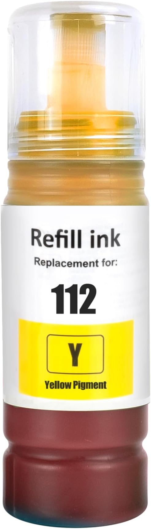 NexNova® Ink Set 112 for EPSON EcoTank 4-Pack Combo Black Cyan Magenta Yellow Compatible with L6550 L6570 L6580 L11160 L15150 L15160 M15140