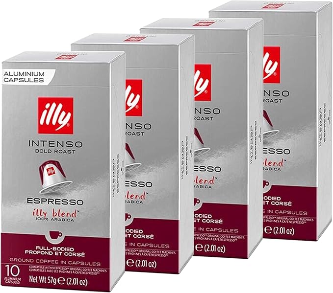 Illy Espresso Intenso Coffee, Bold Roast (40-Count)